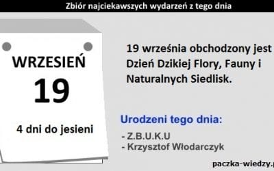 19 września ciekawostki