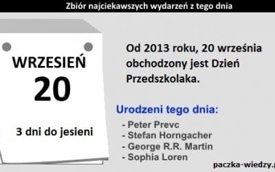 20 września ciekawostki