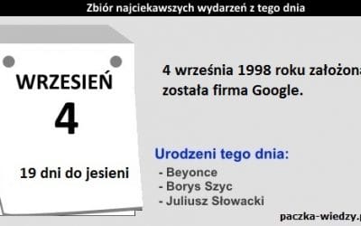 4 września ciekawostki