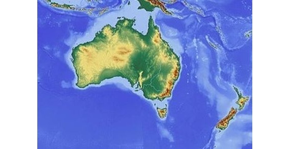 Australia i Oceania grafika